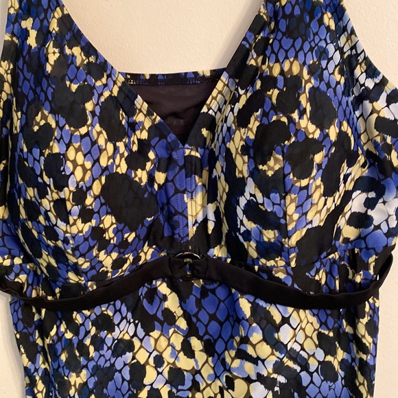 NWOT Silhouette Solution Tankini Swim Top w Adjustable straps Size 2 X - Picture 3 of 4